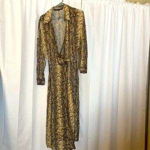 Silky Zara Wrap Dress